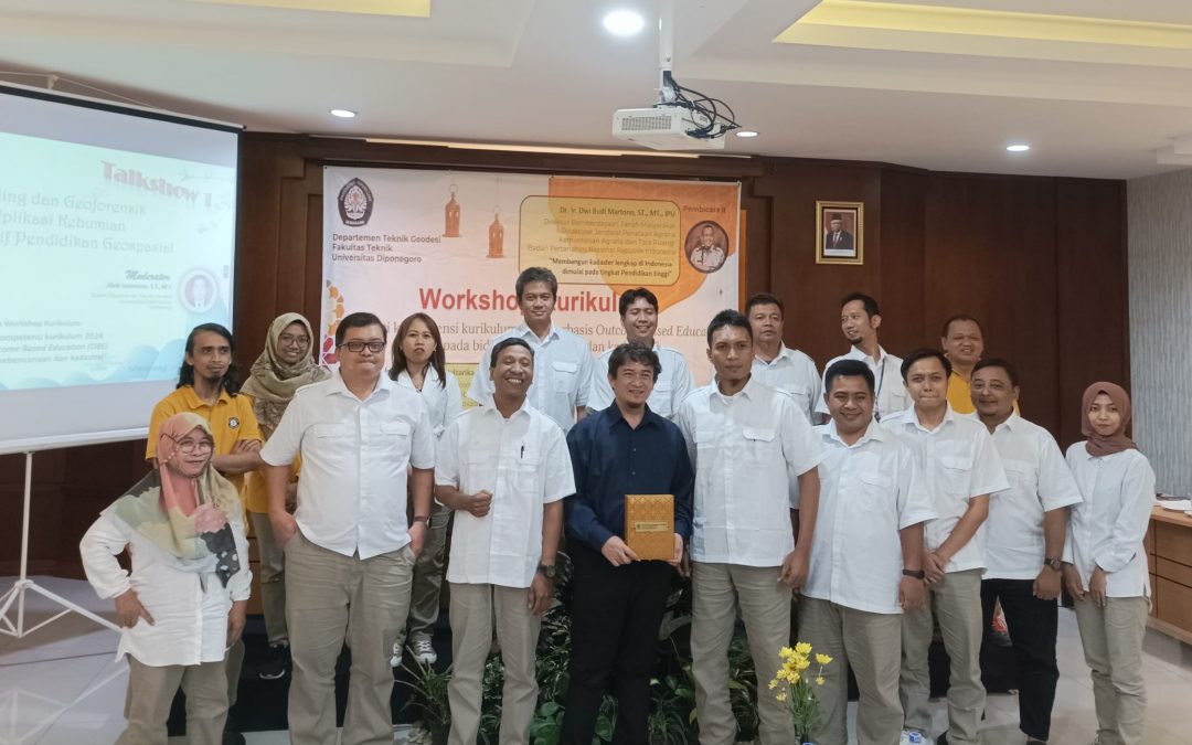 Workshop Kurikulum 2024: Program Studi S1 Teknik Geodesi UNDIP beradaptasi dengan perkembangan IPTEK Geospasial
